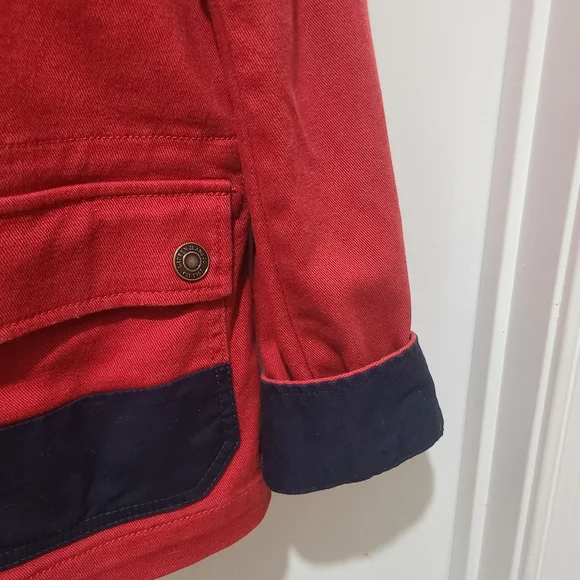 Lauren Ralph Lauren Lauren Jeans Coat Nauticle Brass Clasp Jacket Women’s Large - Picture 2 of 11